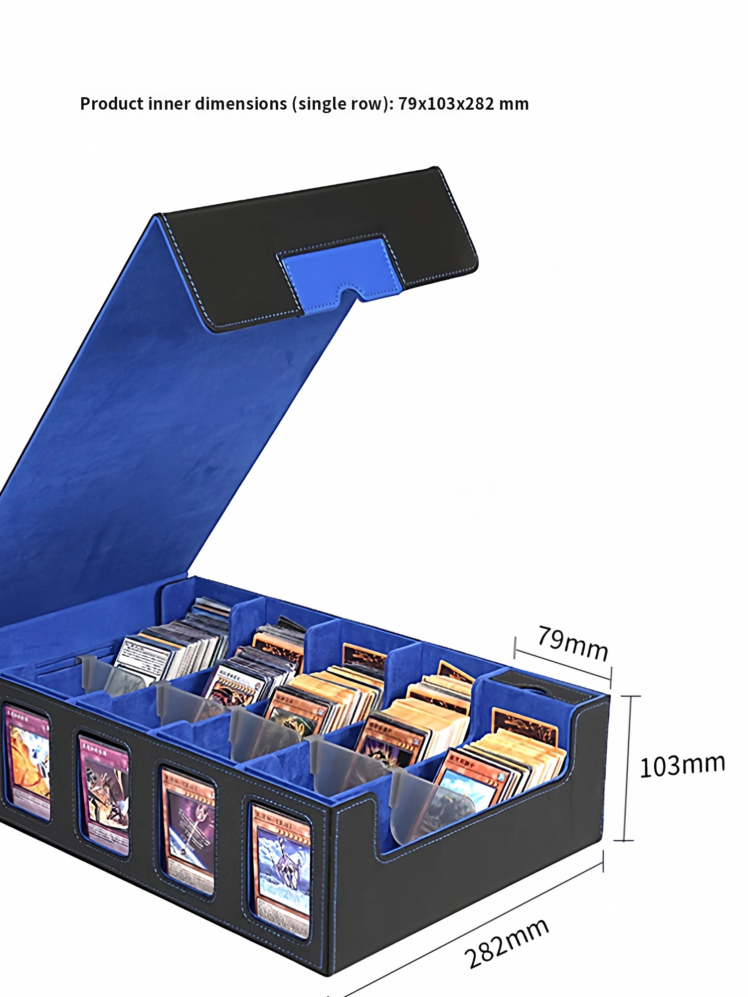 Storage - Multi‑Compartment PU Leather TCG Card Storage