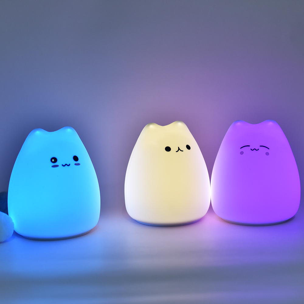 Floating Nightstand With Led Light - LED Night Light for Children Baby