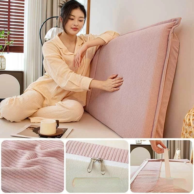 Corduroy Bed Backrest Cushion  - Headboard Cushion Backrest Tatami 评论和价格