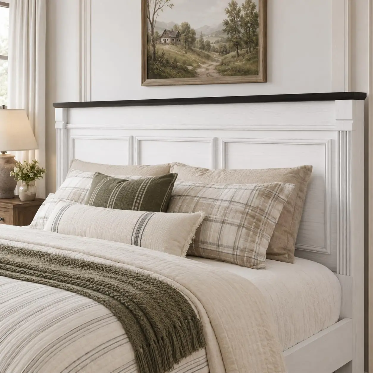 Farmhouse King Size Bed Frame  - King Size Bed Frame With Storage Drawers 评论和价格