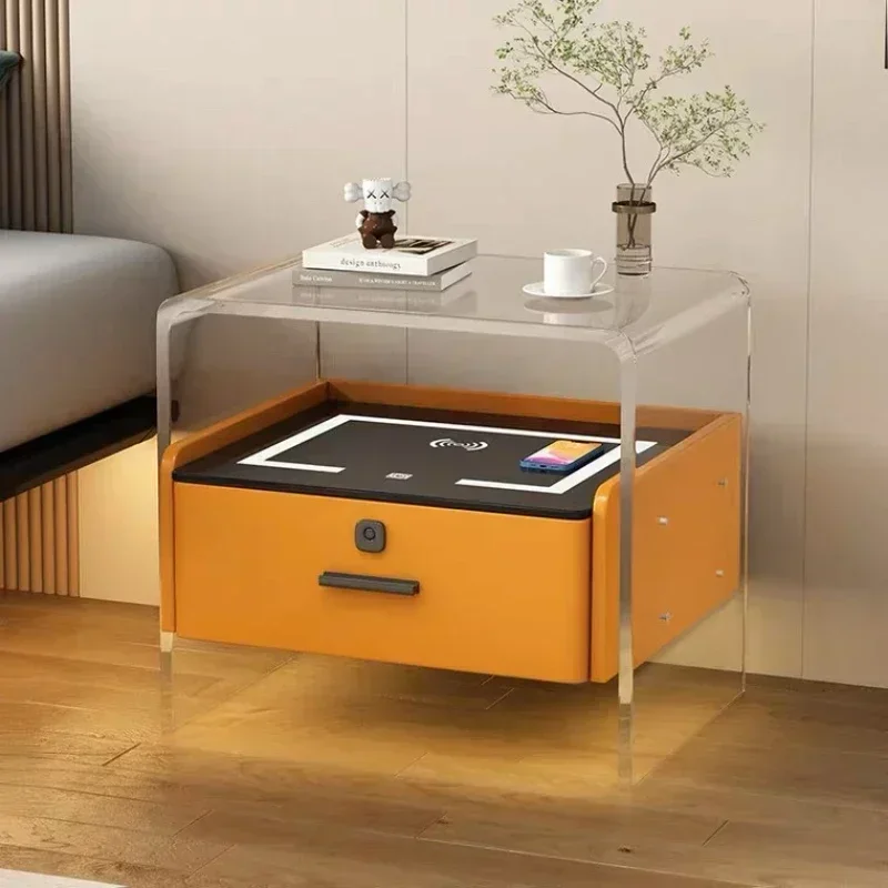 # Acrylic Bedside Tables Night - Floating Nightstand With Led Light 评论和价格