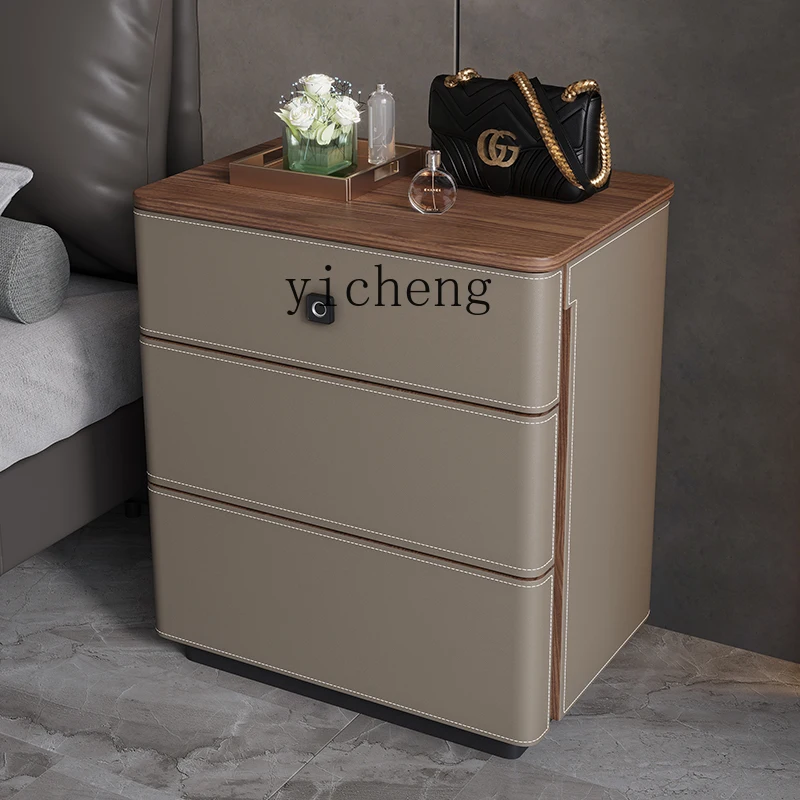 X5-14 saddle leather bedside t - Tables 评论和价格