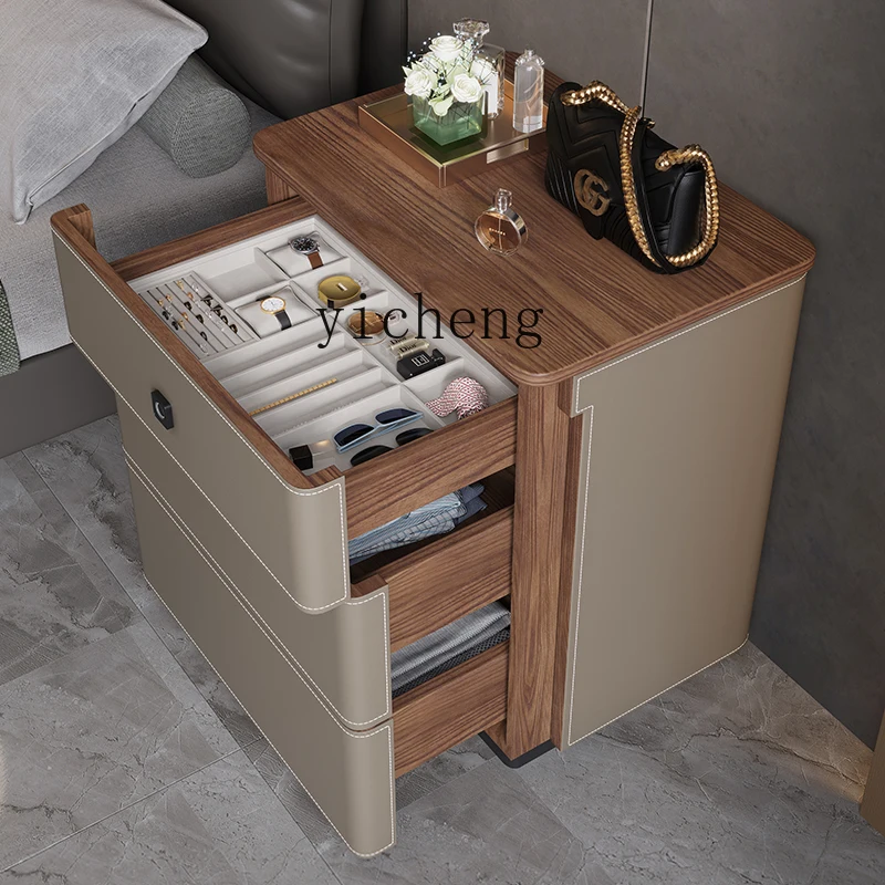 X5-14 saddle leather bedside t - Tables 评论和价格