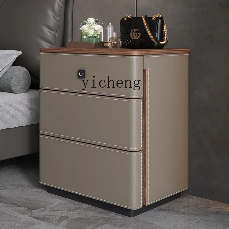 X5-14 saddle leather bedside t - Tables 评论和价格