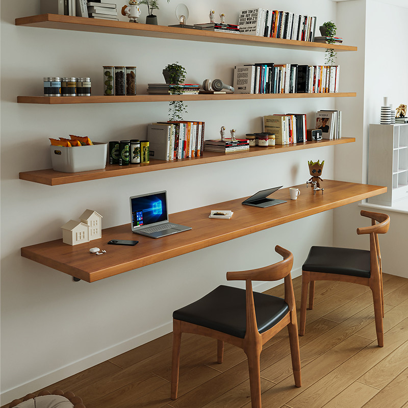 Nordic Solid Wood Desk with Bo - Bedroom Furniture 评论和价格