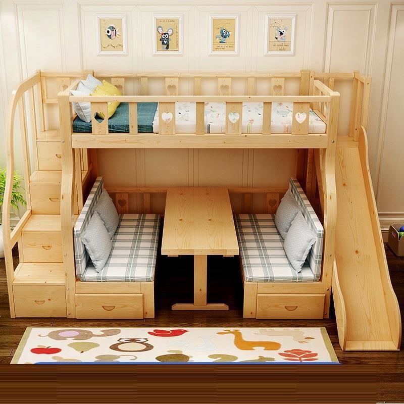 -ForMultifunction Bunk Bed Sol - Bunk Bed With Stairs And Slide 评论和价格