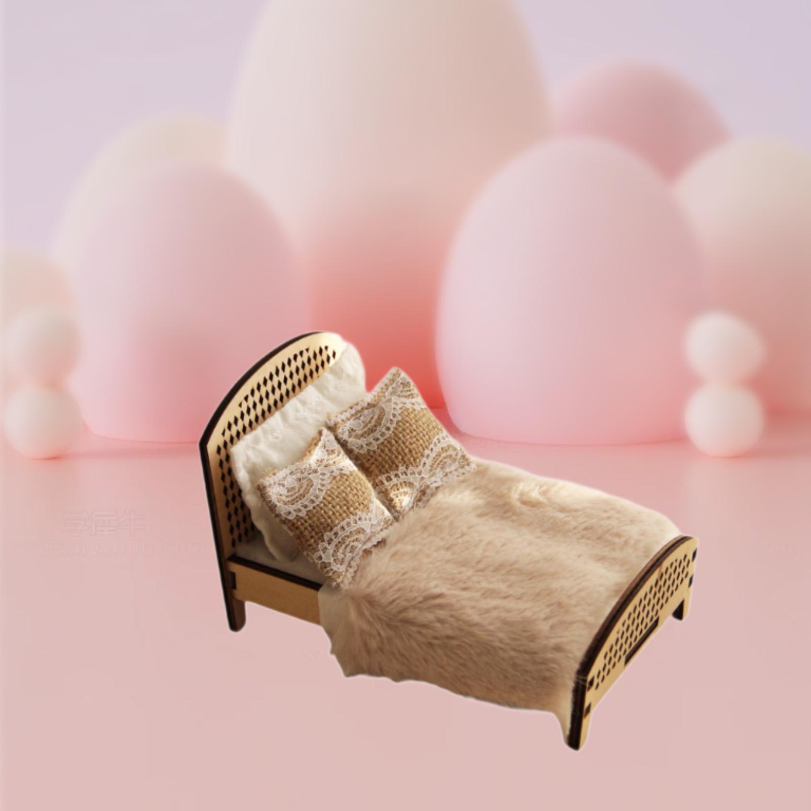 1:12 Scale Dollhouse Double Be - Bedroom Furniture 评论和价格