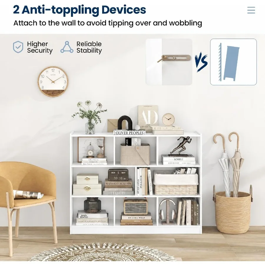 8-Cube Bookcase for living roo - Storage 评论和价格