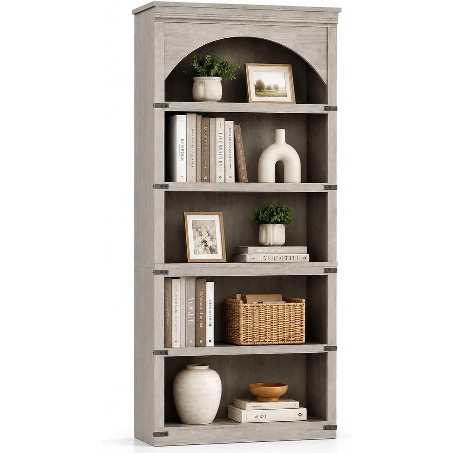 68.7 Tall Farmhouse Arched Boo - Storage 评论和价格