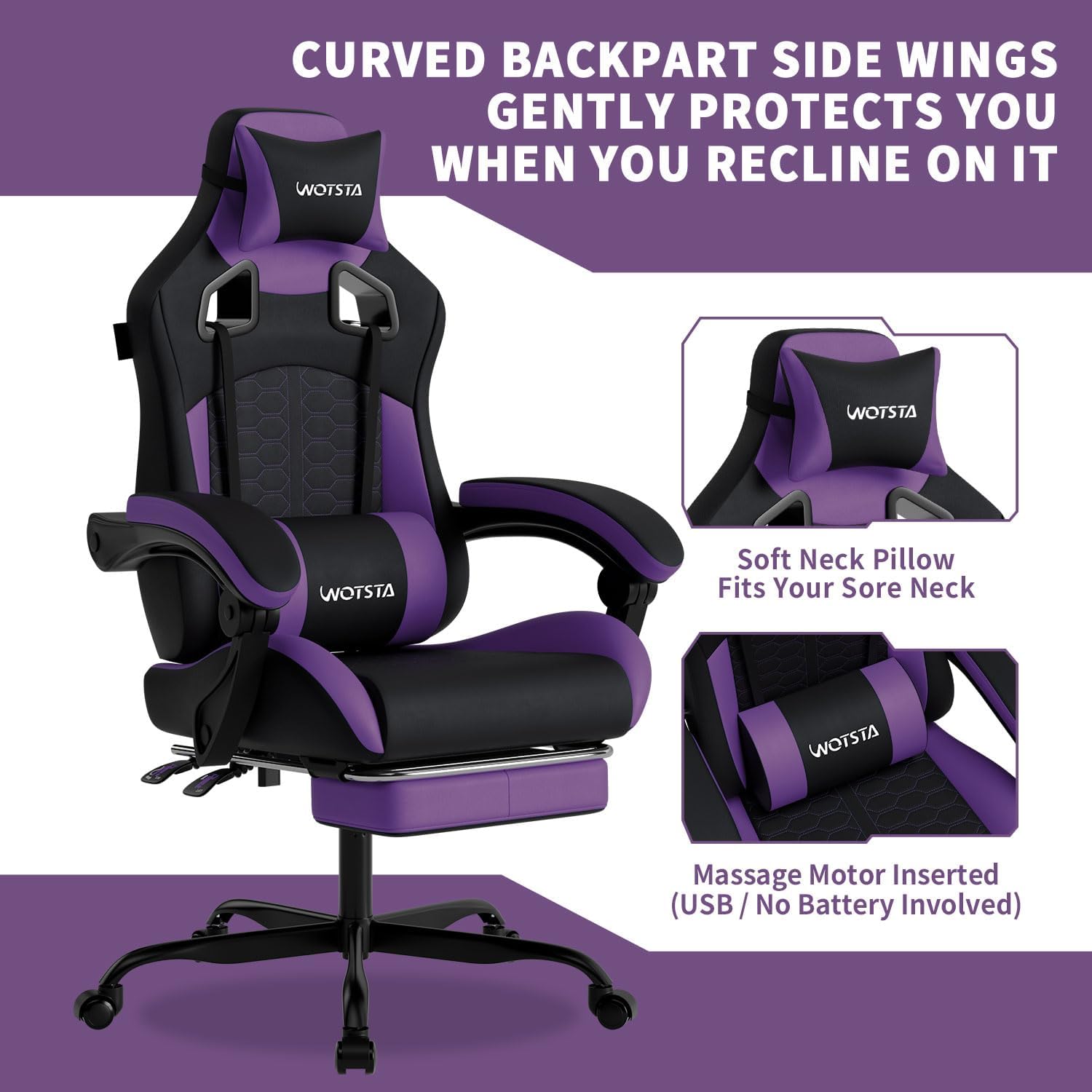 Gaming Chair with Massage,Ergo - Chairs 评论和价格