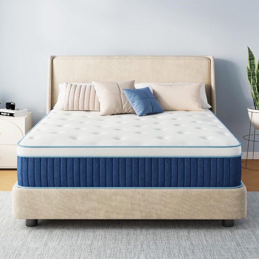 12 Inch Queen Hybrid Mattress  - Memory Foam Mattress In A Box Queen 评论和价格